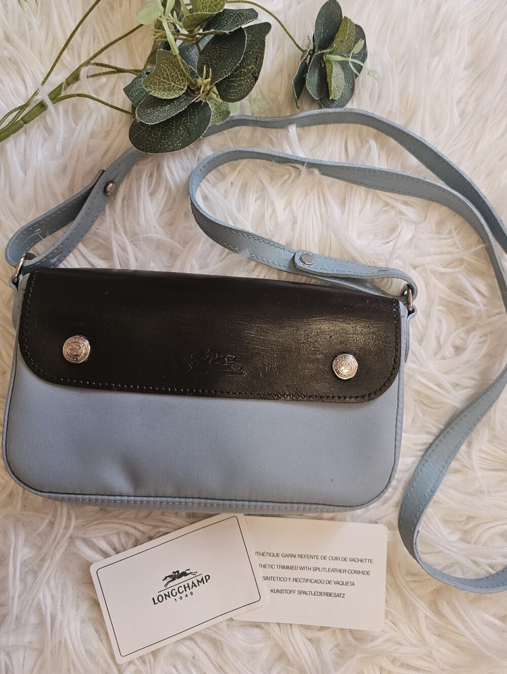 Long Champ Crossbody: Vintage